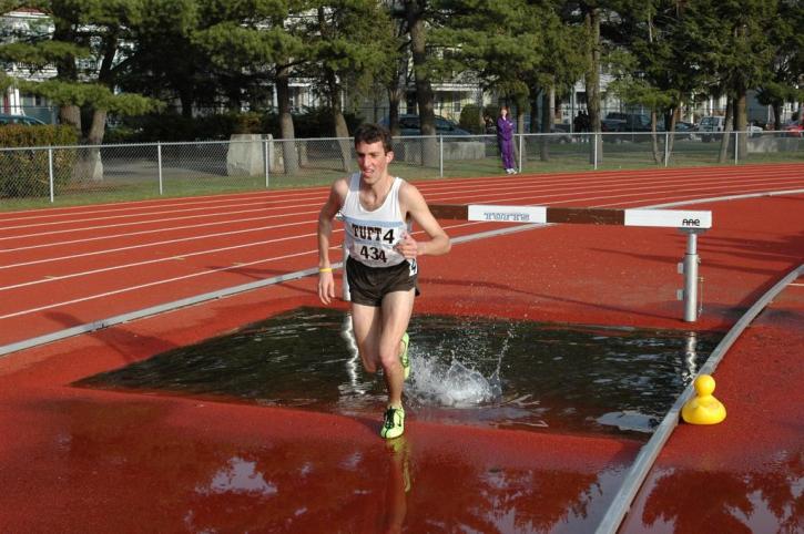 Josh Kennedy looks good in his first steeplechase.