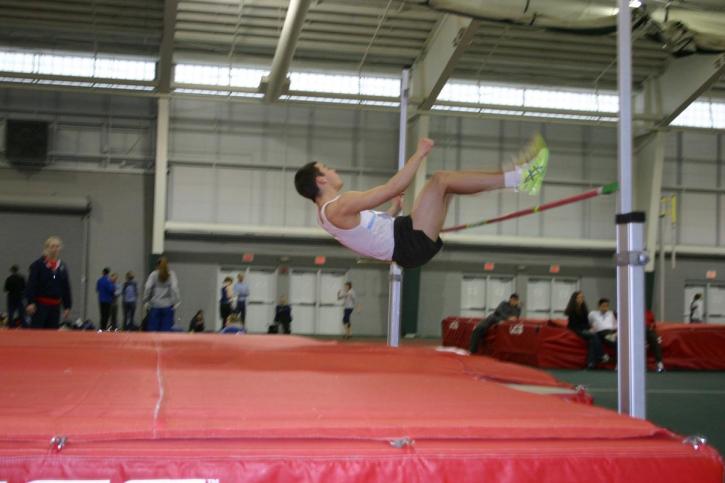 Timothy Bassell high jumping