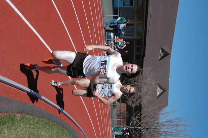 Nate Cleveland and Ciaran O'Donovan compete in the 1500 meters