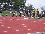 Nate Scott explodes out of the blocks in the 110HH