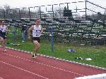 Matt Fortin attacks the steeplechase