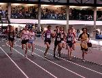 Aaron Kaye begins the Jumbo effort in the DMR. All 10 teams in the event were seeded within 3 seconds of 10:00.