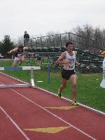 Josh Kennedy competes in the Steeplechase