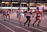 Trevor Williams moves up in the 400 leg of the DMR.