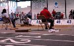 Fred Jones lands another triple jump.