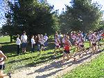 Kyle Doran in a pack of La'Crosse Runners