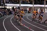Sarah Crispin, just after the start of the 800 final.