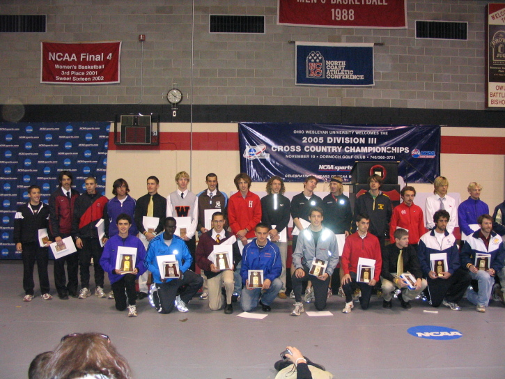 Kennedy and the other 2005 XC All Americans