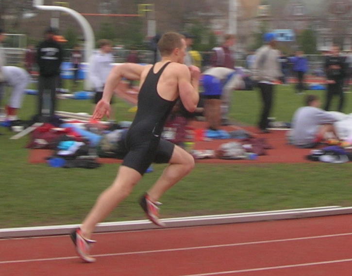 Trevor 400m start 2