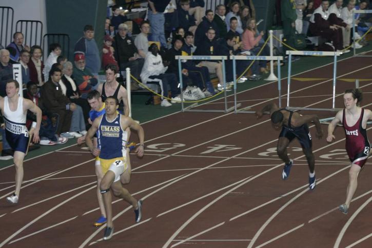 Jamil Ludd and Nate Thompson finishing