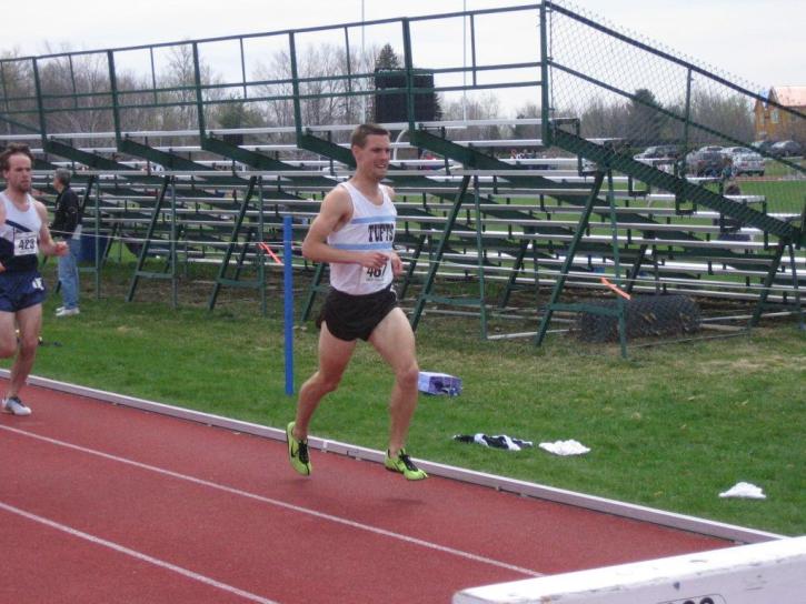 Matt Fortin run well in the Steeplechase