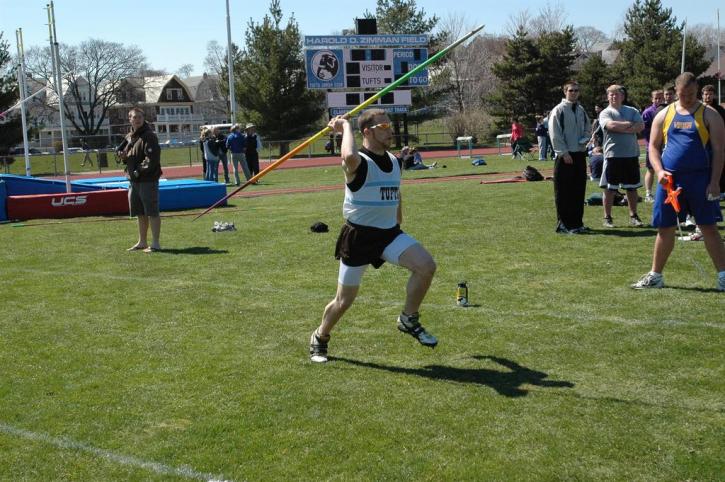 Tyler Groff in the Javelin