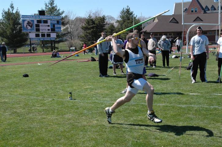 Tyler Groff in the Javelin