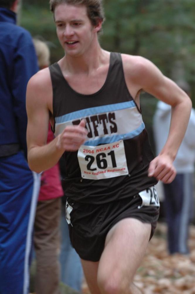 Brian MacNamara makes a break in the woods.