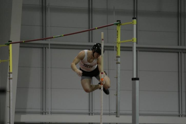 Seth Lapierre flies through the air