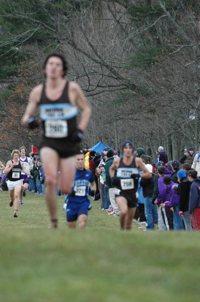 Matt Lacey and Josh Kennedy leading Stan Pyle and Andrew Combs to the finish.