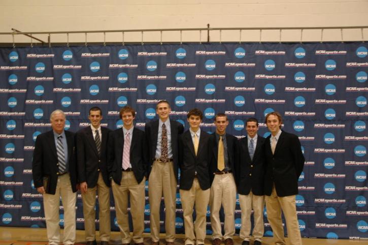 The Varsity 7 with Coach at the Dinner Banquet The Varsity 7 with Coach at the Dinner Banquet