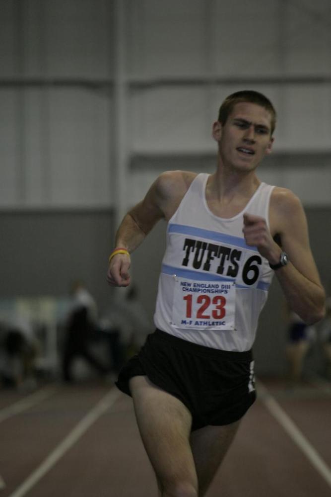 Nate Brigham running strong in the 5k.  