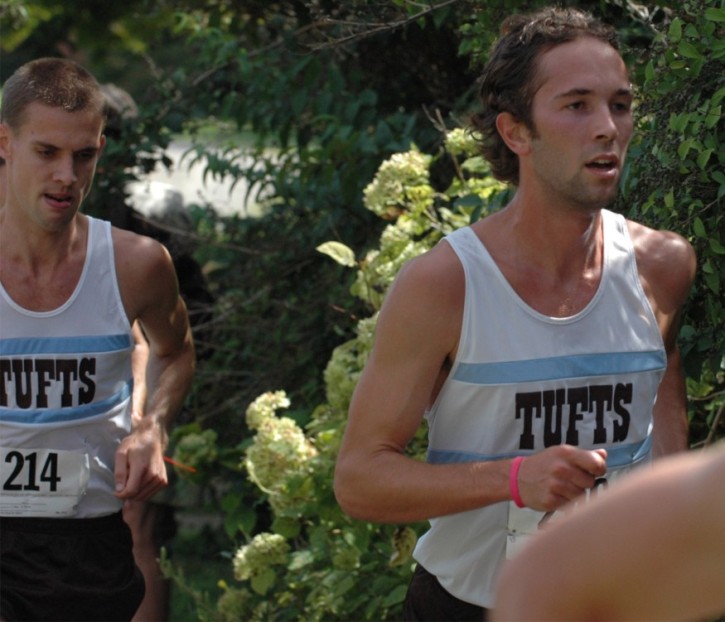 Matt Fortin and Peter Bromka Mid-race