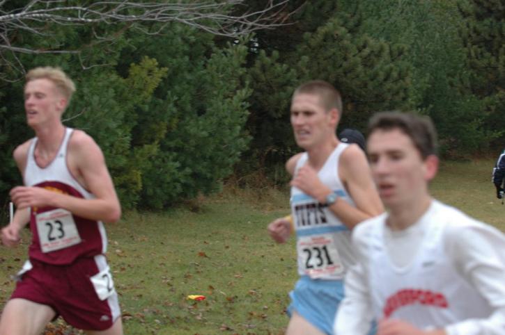 Nate Brigham fighting to the finish