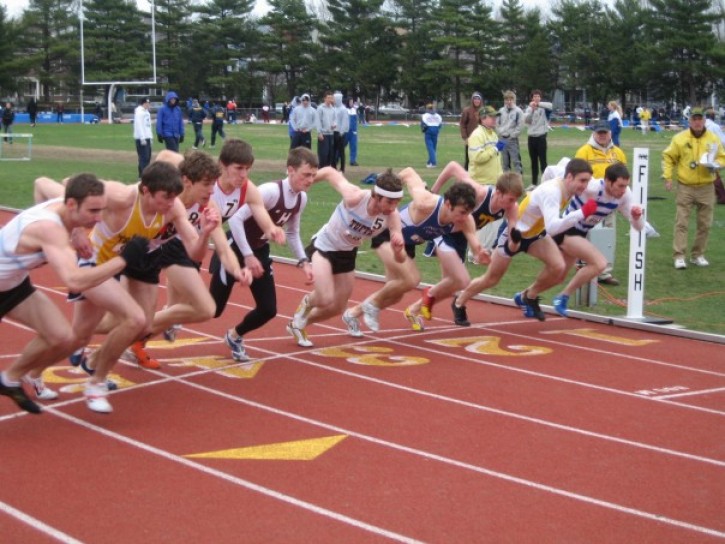  Sullivan, Mahoney 800m start