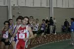 Matt Fortin rides the train