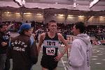Nate Brigham talking to Andy Bonventre and Josh Kennedy