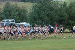 Heading up the opening hill