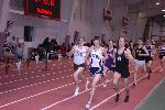 Aaron Kaye strives for the front