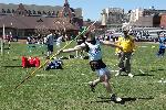 Tyler Groff showcases some sunglasess...and he threw the Jav too