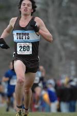 Matt Lacey driving to the finish.