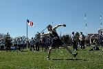 Dave McCleary throws the Javelin