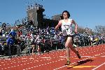 Matt Lacey powers through the finish in the 800