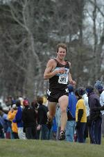 Brian MacNamara finishing.