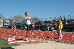 Kenneth Kang takes off in the long jump
