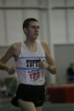 Nate Brigham runs alone