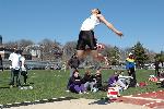 Kenneth Kang gets crazy height in the long jump