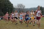 Matt Lacey and Josh Kennedy around the turn and heading back out