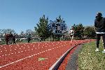 Justin Chung in the 1500 meters