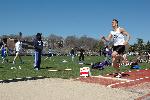 Kenny Kang takes off in the Long  Jump