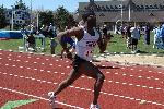 Rony Jacques runs the 400