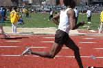 Rony Jacques runs the 400