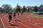 Dustin Virgilio runs the 400
