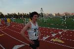 Matt Lacey, exhausted after the 5k.
