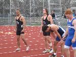 Nate Scott, Skip Pagel before the decath 1500