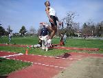 Fred Jones easily wins the NESCAC long jump