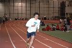 Matt Lacey warming up