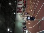 Trevor Williams leads off in the 4x4 relay