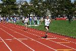 Matt Fortin and Matt Lacey kick down the stretch in their heat of the 800.